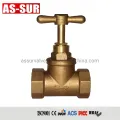 Valve de porte en laiton en bronze Valve de bite d&#39;arrêt